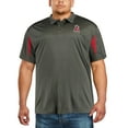 thumbnail image 4 of Men's Majestic Charcoal/Red Los Angeles Angels Contract Polo, 4 of 4
