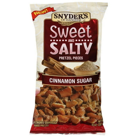 Snyder’s of Hanover Pretzel Pieces, Sweet & Salty Cinnamon & Sugar, 10