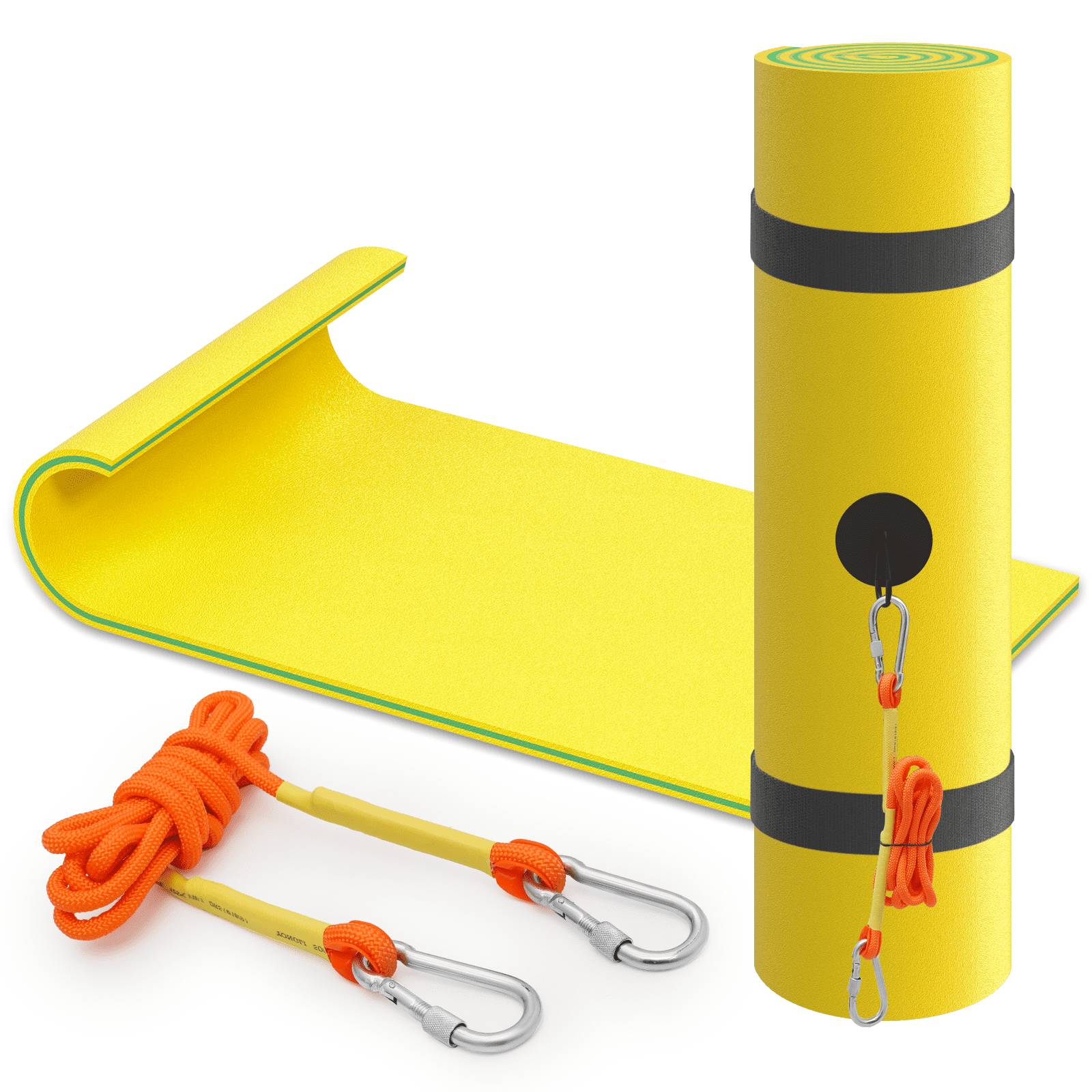 MADOG 6' x 3' Water Floating Mat, 3Layer TearResistant XPE Foam Water