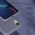 thumbnail image 3 of Compatible with iPhone XR Case 6.1 Inch, [Silky and Soft Touch] Premium Liquid Silicone Gel Rubber Full Body Drop Protection Phone Cover with Microfiber Lining, Lavender Gray, 3 of 14
