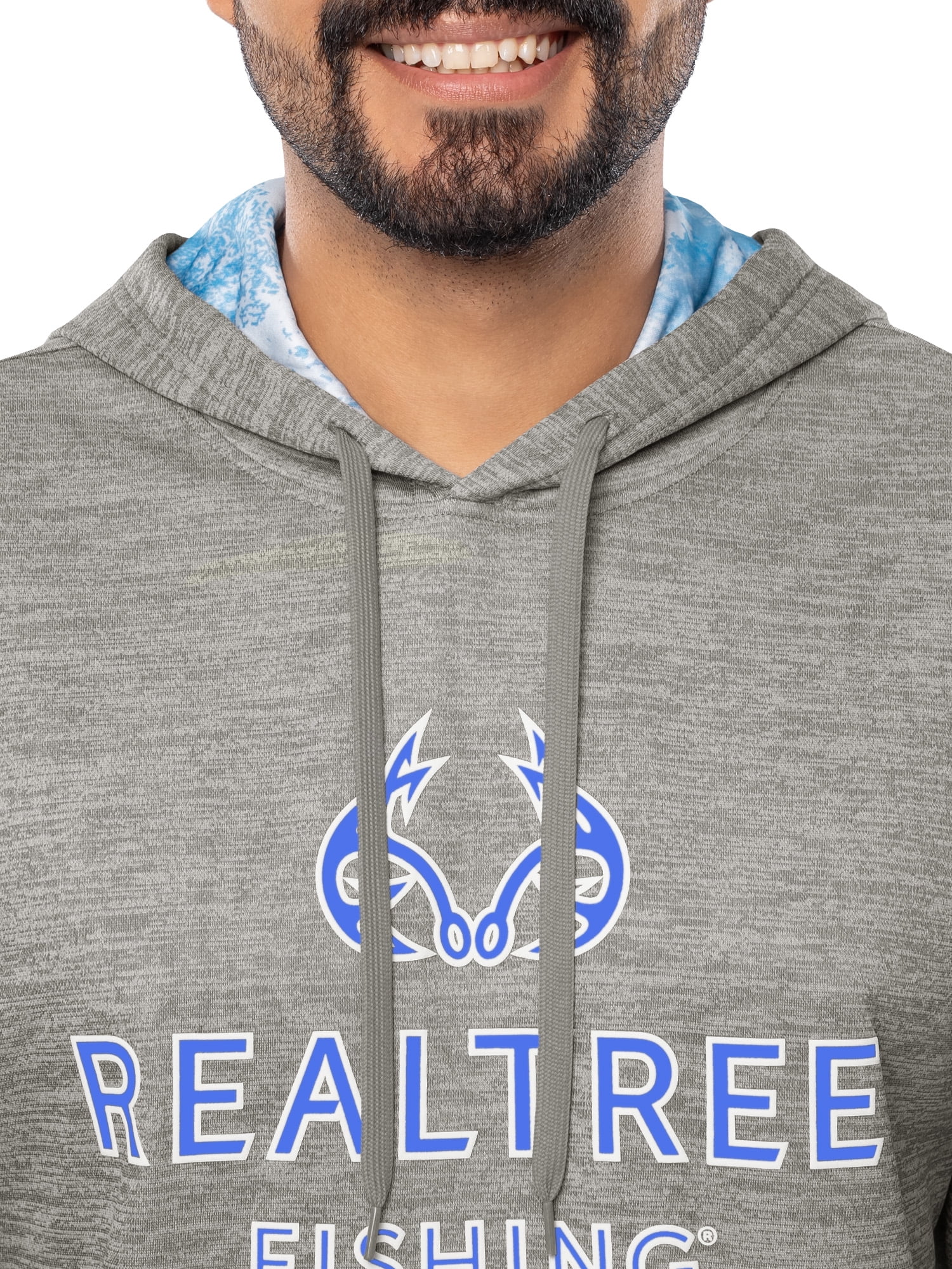 Realtree Fishing Men's Logo Performance Hoodie, Size S-4XL