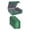 Green Gray, variant on Card Deck Box Standard Durable W/ Magnetics Closure Premium Playing Card Box Red