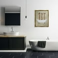 thumbnail image 2 of Stupell Industries Three Giraffes In A Bathtub Metallic Gold Framed Floating Canvas Wall Art, 24x30, by Coco de Paris, 2 of 5