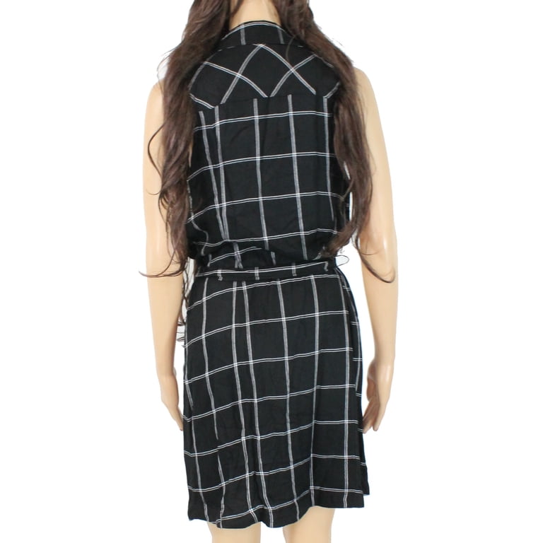inc shirt dress INC International Concepts Women's Ruched-waist Button-front Midi Dress - White