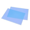 thumbnail image 1 of 50pcs A4 30 Hole Sheet Protectors Waterproof Loose Leaf Binding Cover For Document Paper, 1 of 8