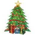 thumbnail image 3 of Northlight 22.5" Lighted Christmas Tree with Presents Window Silhouette, 3 of 8