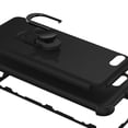 thumbnail image 4 of Apple iPhone 8 Plus/7 Plus/6 Plus Case Magnetic Ring Kickstand Hybrid Tuff Armor Rubber Protective 3 Layer Heavy Duty ,Xpm Phone Cover for iPhone 8 7 6 PLUS - Black, 4 of 7