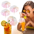 thumbnail image 2 of Autumn Clearance 50pcs Drink Umbrellas Cocktail Picks - Cocktail Umbrellas For Drinks, Paper Umbrella Cocktail Toothpicks For Tropical Hawaiian Beach Pool Party Decorations, 2 of 7