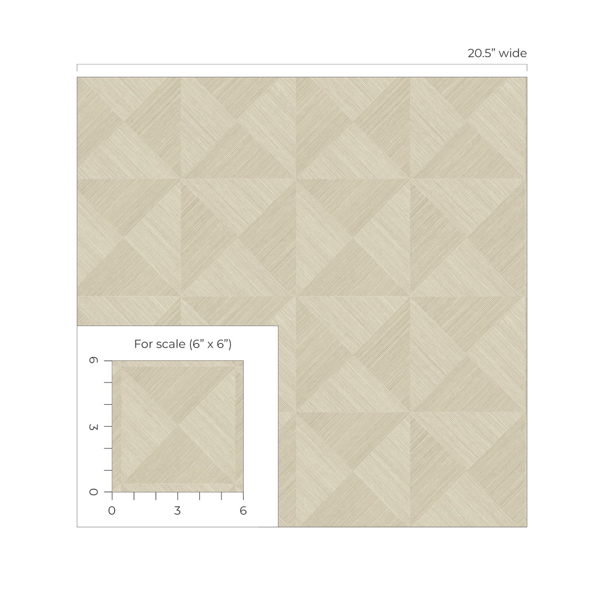 Stacy Garcia Home Geo Inlay Peel and Stick Wallpaper