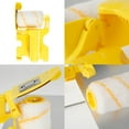 thumbnail image 3 of CNKOO 12/9 inch Paint Edger Roller Brush Hand-held Clean-Cut Paint Roller Brush Portable Paint Edger Tool with Roller and Brush for Home Room Wall Ceiling Window Painting, 3 of 7