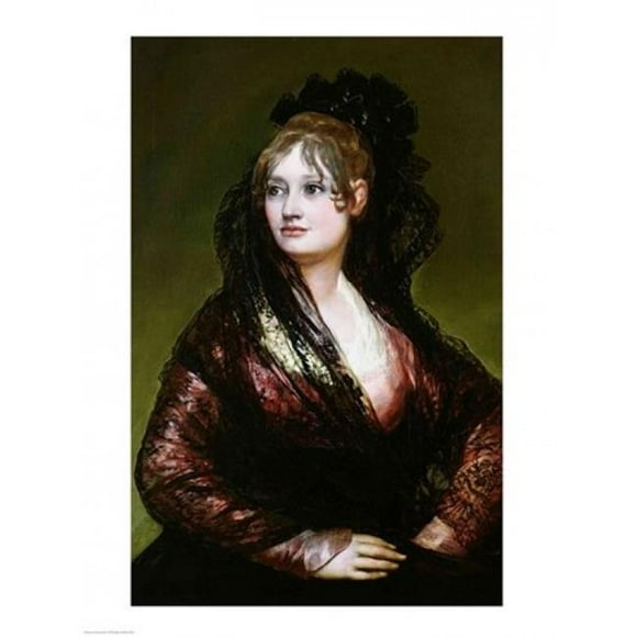 Dona Isabel De Porcel Poster Print by Francisco De Goya - 24 x 36 in. - Large