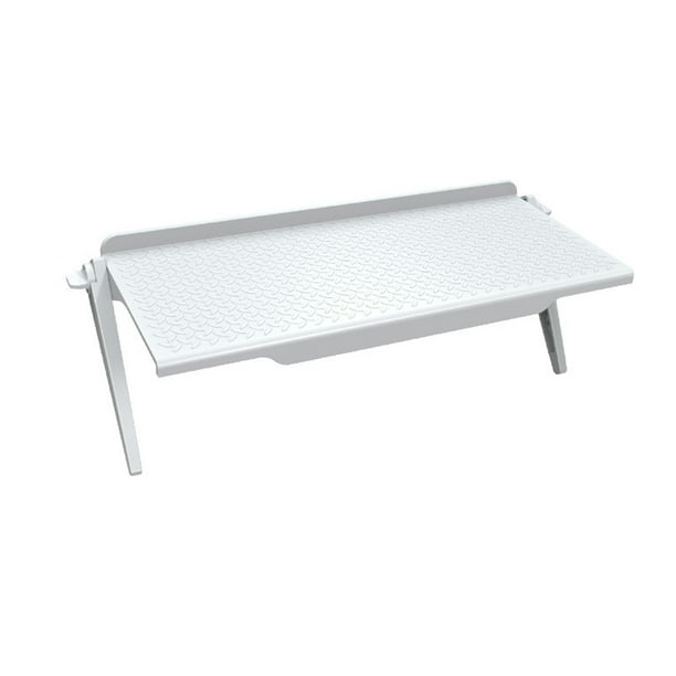 Advancent Estante de pantalla portátil resistente al desgaste nuevo estilo brillante apariencia exquisita profesional estante de Almacenamiento y organización del hogar Blanco Pequeño Advancent HA059974-03