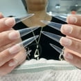 thumbnail image 2 of YIMART 500pcs Acrylic Medium Long Stiletto Nail Tips Easy Coffin Nails Sharp False Nail Art Tips For Nails Salon (Clear), 2 of 8