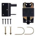 thumbnail image 4 of Dualoai Two Way Lockable Gate Latch Livestock Gate Latch for Farms Pet Cages Ranches, 4 of 9