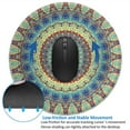 thumbnail image 4 of Disketp Round Mandala1 Small Mouse Pad 7.9x7.9 Inches,Washable Round Mousepad For Office Laptop Computer,Non-Slip Rubber Base Mouse Pads For Wireless Mouse, 4 of 8