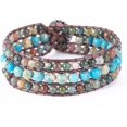 thumbnail image 1 of GHSDFBB Bracelet Statue de Poignet en Perles de Pierre Naturelle Fait Main 3 Rangées Grand Collection de Bijoux, 1 of 7