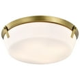 thumbnail image 5 of 60/7751-Nuvo Lighting-Rowen - 4 Light Flush Mount In Traditional Style-5 Inches Tall and 18.5 Inches Wide-Natural Brass Finish, 5 of 14