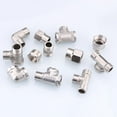 thumbnail image 5 of Butt Joint Internal Stainless steel Threaded Female-Male Home Improvement Pipe Fittings Adapter Hardware Plumbing fitting 4, 5 of 8