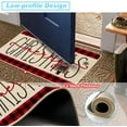 thumbnail image 5 of Merry Christmas Doormat,Christmas Trees Xmas Winter Red Black Buffalo Plaid Indoor Outdoor Outside Entrance Doormat Welcome Door Mat Anti-Slip Rubber Seasonal Holiday Decoration 17x29 Inch, 5 of 6