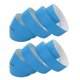 thumbnail image 4 of Cinta Para Manillar De Bicicleta De Carretera, Cinta Para Manillar EVA, Envoltura Para Manillar De Bicicleta, Cuero PU, Antideslizante, Absorción De Impacto Para Drop BarBlue ANGGREK Otros, 4 of 8