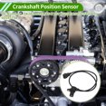 thumbnail image 2 of Sensor de Posición del Cigüeñal Unique Bargains No.0K2B318891 para KIA Shuma Hatchback 1.5i 16V 1997-2001, Negro Resistente, Sensor CKP de Motor, Metal Plástico, 1 Pc, 2 of 6