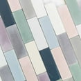 thumbnail image 4 of The Tile Life Galileo 2" x 6" Navy Glossy Porcelain Wall Tile Case of 78, 4 of 6