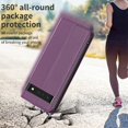 thumbnail image 6 of Decase Cover For Google Pixel 8,Shockproof PU Leather Book Folding Flip Folio Case with Card Holders Kickstand Magnetic Closure TPU Inner Shell Protective Cover for Women Men,purple, 6 of 6