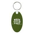thumbnail image 3 of ThisWear Fathers Day Keychain for Papa Reel Sharp Papa Fishing Lure Pun Aluminum Oval Keychain, 3 of 3