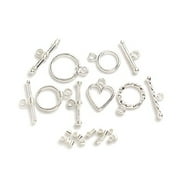 Cousin Silver Toggle Pack, 23 Piece