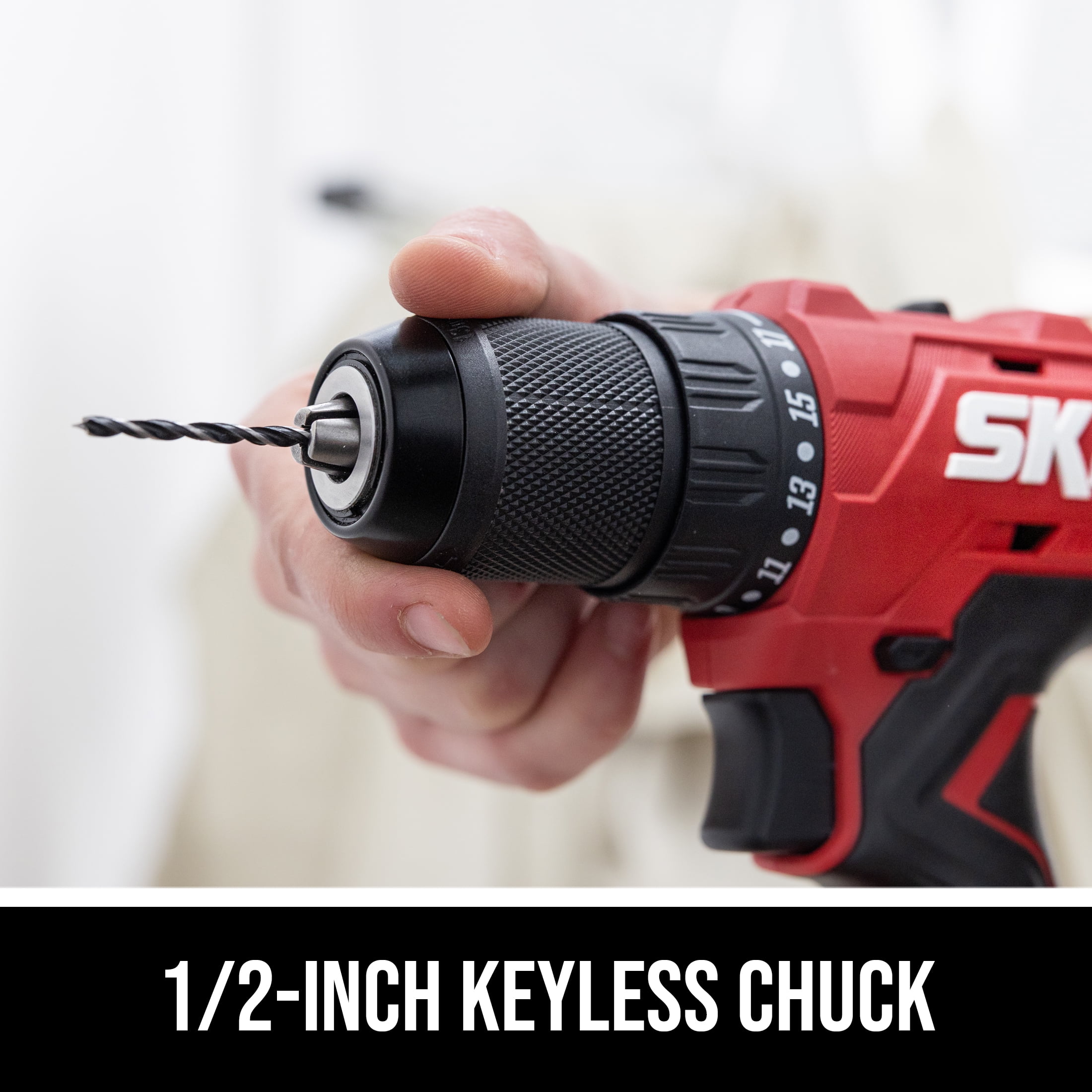 SKIL PWRCORE 20™ Brushless 20V 1/2 In. Drill Driver with 2.0Ah Battery and Standard Charger-DL6280B-10