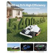 Mammotion LUBA 3 AWD 3000H Robot Lawn Mower ,0.75 Acres,360° LiDAR+RTK+AI Vision Tri-Fusion Positioning,2.2-4.0in Cut