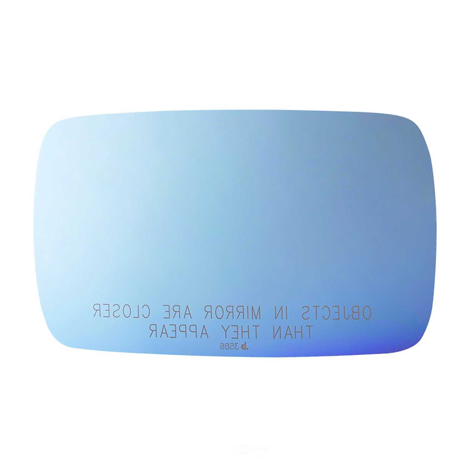 Burco Side View Mirror Replacement Glass - Blue Glass - 3586