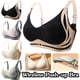thumbnail image 3 of TQEHS Sujetador push-up sin aros Super Gather para mujer, sujetador con realce y sujeción suave fruncida Y1, 3 of 6