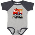 thumbnail image 3 of Inktastic Fireman Uncle is a Firefighter Boys or Girls Baby Bodysuit, 3 of 5