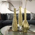 thumbnail image 2 of Aspire 9398 Vases en Or Tianna - Lot de 3&44; Or, 2 of 5