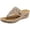 Grey, variant on Womens Wedge Sandals Flip Flop Hollow Out Open Toe Sandals Beach Vacation Casual Sandals