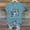 #051-Blue, variant on Ounisa Women's Animals Patchwork Printed Summer T Shirt Short Sleeve Crewneck Graphic Tees Tops