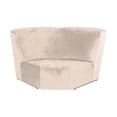 thumbnail image 2 of ULTICOR Housse de Siège d'Angle pour Fauteuil Inclinable en Forme de L Ivoire, 2 of 3