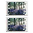 thumbnail image 1 of Justharion 2 Pieces 3D Window Wall Stickers Interesting Scenery Decal Home Ornament, 1 of 6