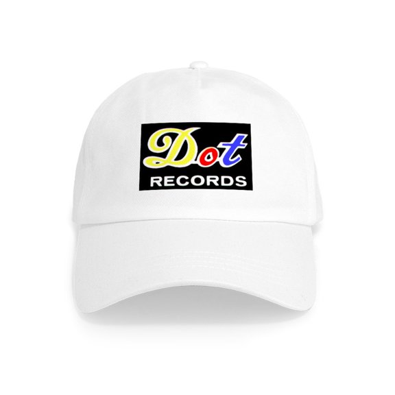CafePress - Dot Records Cap - Adjustable 100% Brushed Unisex Casual Cotton Baseball Cap, Beige, 1