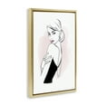 thumbnail image 4 of Stupell Industries Diamond Jewelry Girl Novelty Painting Gold Floater Framed Art Print Wall Art, 21 x 31, 4 of 10