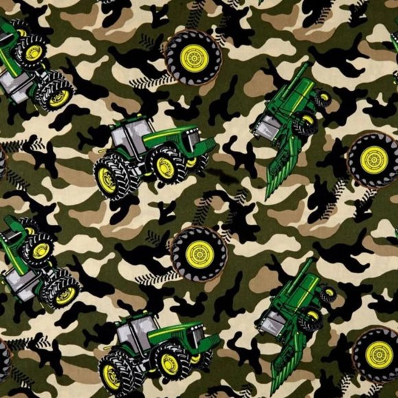 John Deere Fleece Fabric