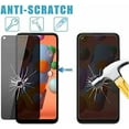 thumbnail image 3 of VIESUP 2PACK Screen Protector Compatible with Samsung Galaxy A11 6.4" Anti-spy , Easy Installation Anti-Scratch Privacy Tempered Glass Screen Protector, 3 of 6