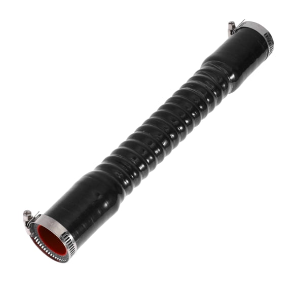 30mm / 1.18" ID Car Coupler Silicone Hose Intercooler Heater Turbocharger Air Intake Pipe Radiator Coolant Tube 300mm Black Outside and Red Inside