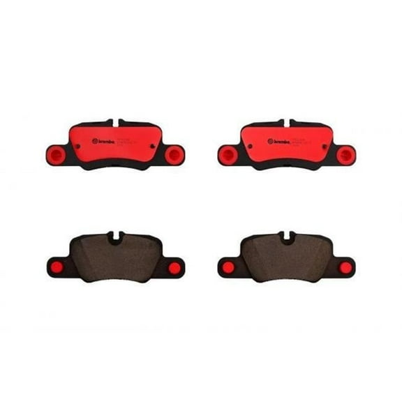 Brembo P65020N Disc Brake Pad Set for 2015-2016 Porsche 911 - Rear