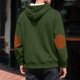 thumbnail image 4 of pstuiky camisas de manga larga para hombre, Blusa informal y moderna de color liso con capucha y botones de manga larga para hombre Tops casuales para hombres l, 4 of 5