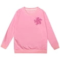 thumbnail image 2 of PMVFHDE Sweat-Shirt en Solde pour Filles Mode Décontractée Imprimé à Manches Longues Rose, 140, 2 of 5
