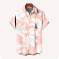 thumbnail image 3 of Enjoytime Hawaiian Shirts for Men Tropical Printed Short Sleeve Button Down Shirt Summer Tropical Beach Vacation Loose Shirts, 3 of 4
