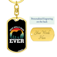 thumbnail image 3 of Best Bully Mom Stainless Steel or 18k Gold Premium Swivel Dog Tag Keychain, 3 of 8