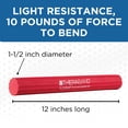 thumbnail image 2 of THERABAND FlexBar Resistance Bar, Light, Red Flex Therapy Bar for Physical Therapy, Wrist & Forearm Exercise Equipment, Non Slip Grip, Compact Design, 2 of 10